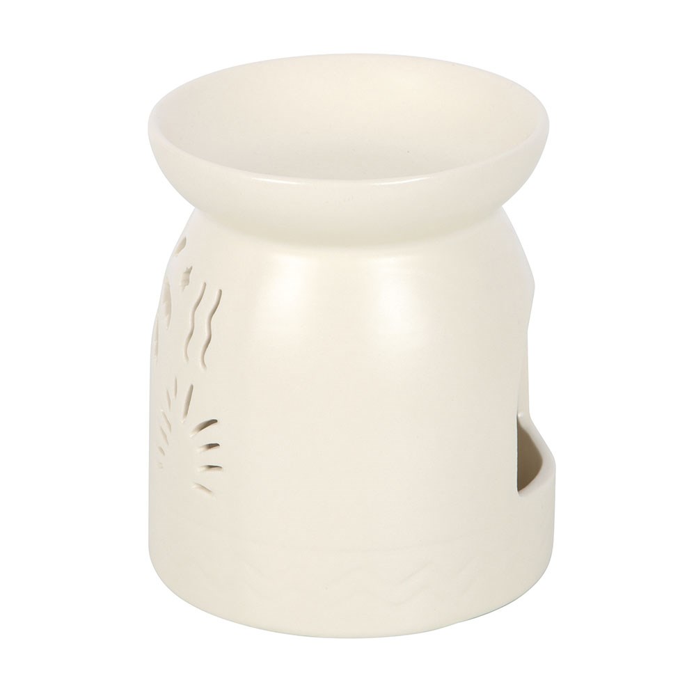 White Ceramic Beach Oil Burner1