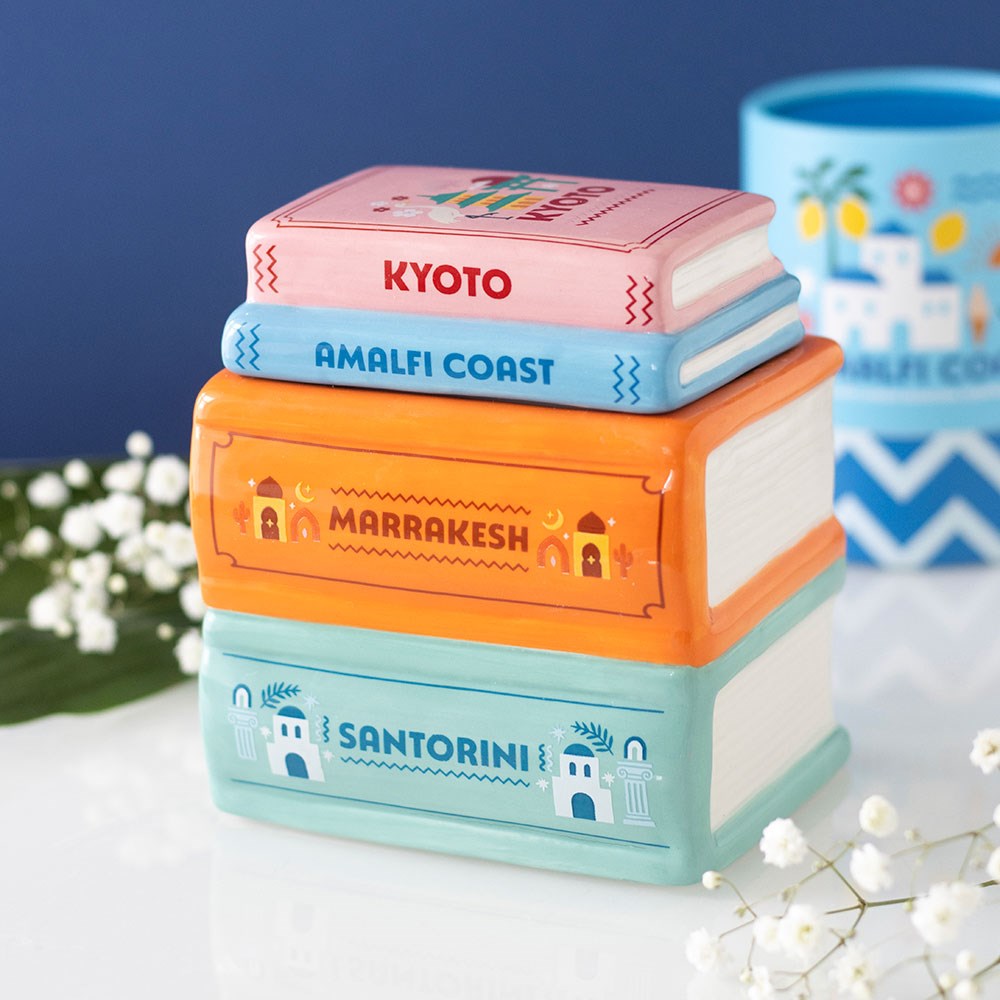 Travel Book Stack Oil Burner & Wax Warmer4