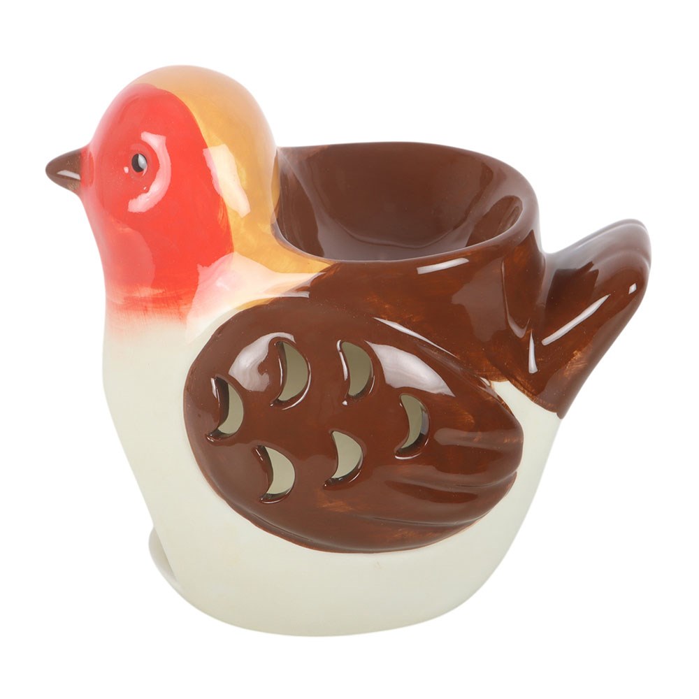 Ceramic Robin Oil Burner & Wax Melt Warmer1