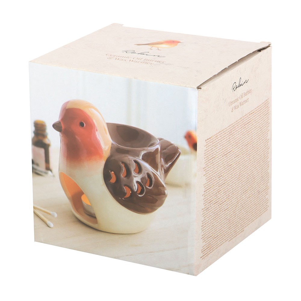 Ceramic Robin Oil Burner & Wax Melt Warmer3