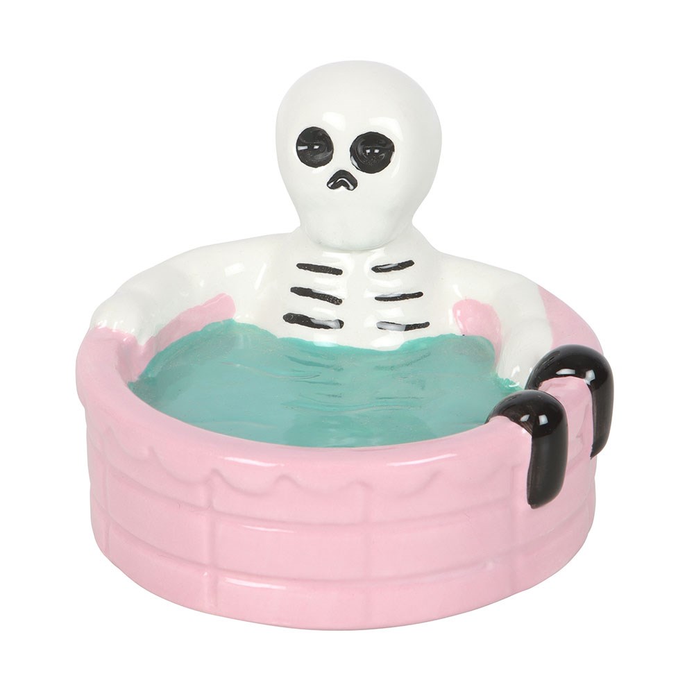 Pink Dead Cool Skeleton Trinket Dish
