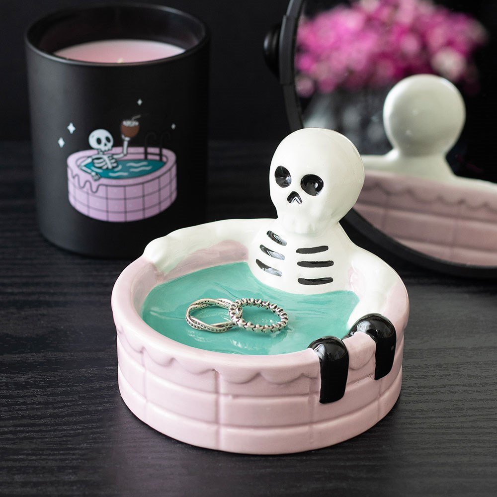 Pink Dead Cool Skeleton Trinket Dish3