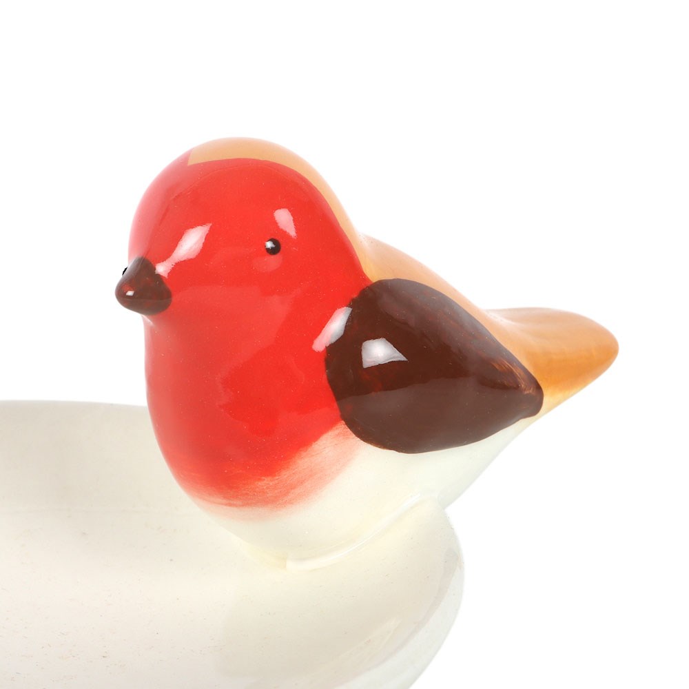 Ceramic Robin Bird Bath Trinket Dish2