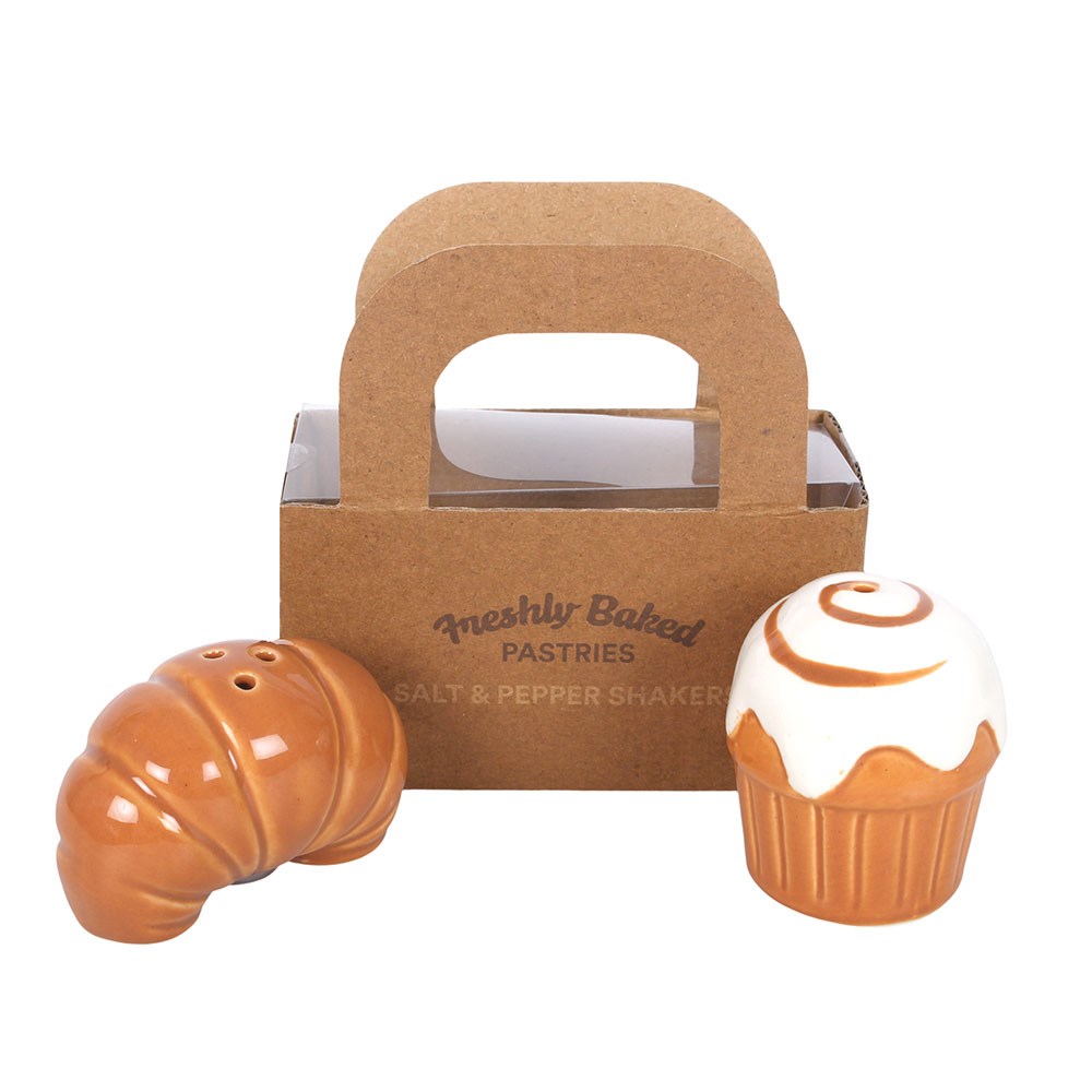 Freshly Baked Pastries Salt & Pepper Shakers