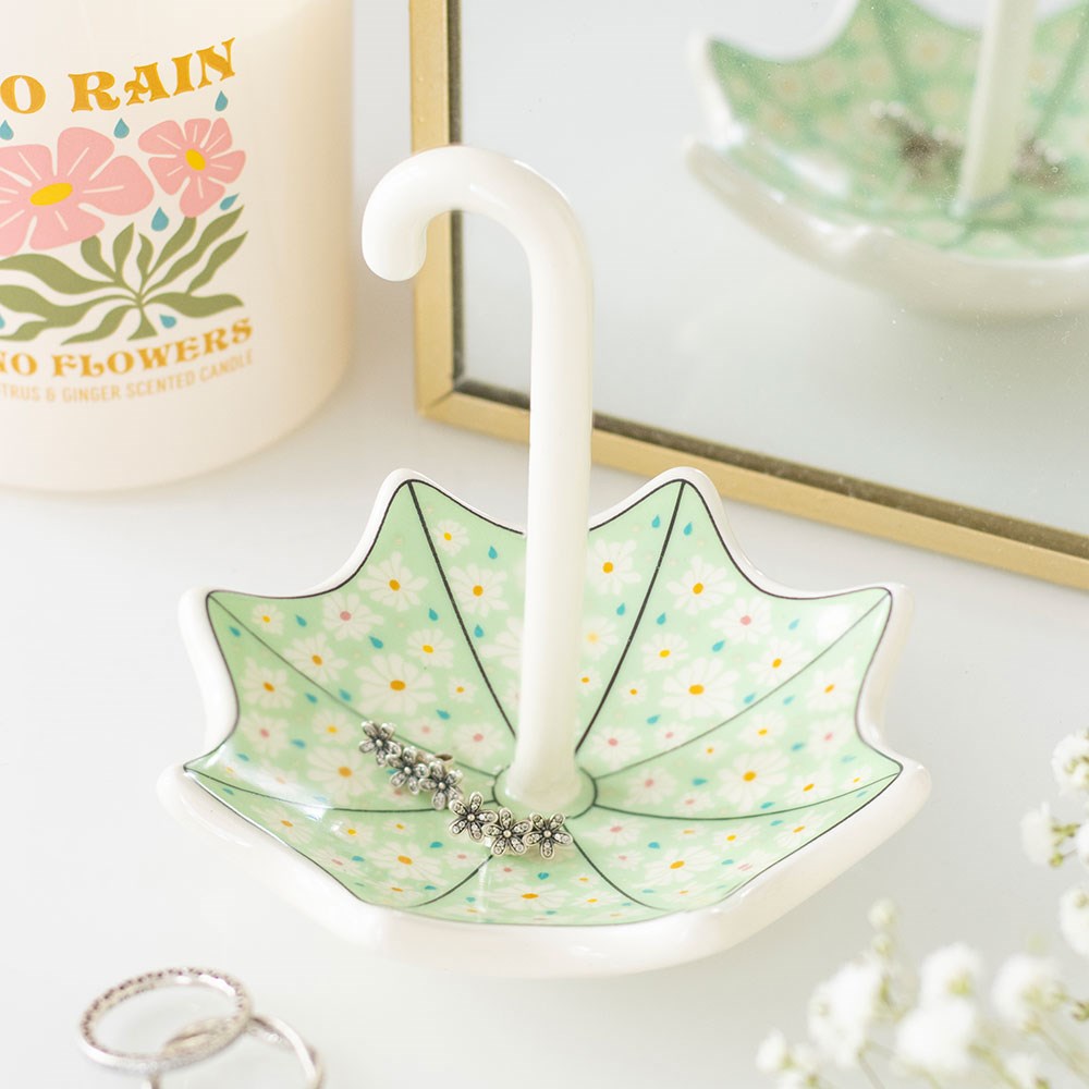 Floral Umbrella Trinket Dish3