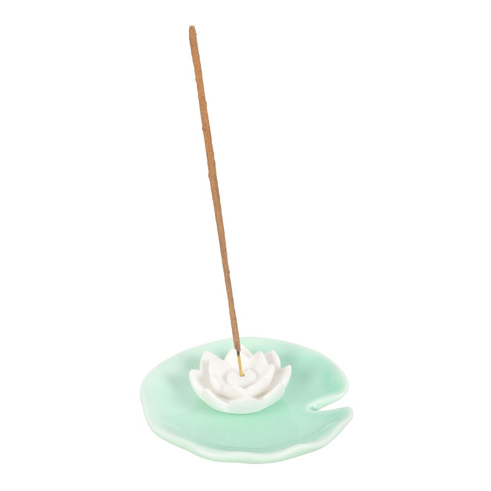 Lotus Flower Incense Stick Holder & Trinket Dish1