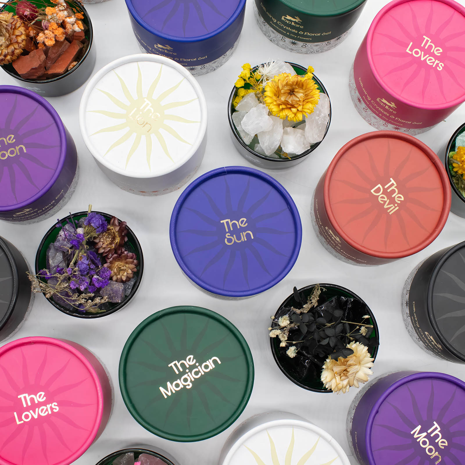 Hop Hare - The Sun - Diffusing Crystals & Floral Set6