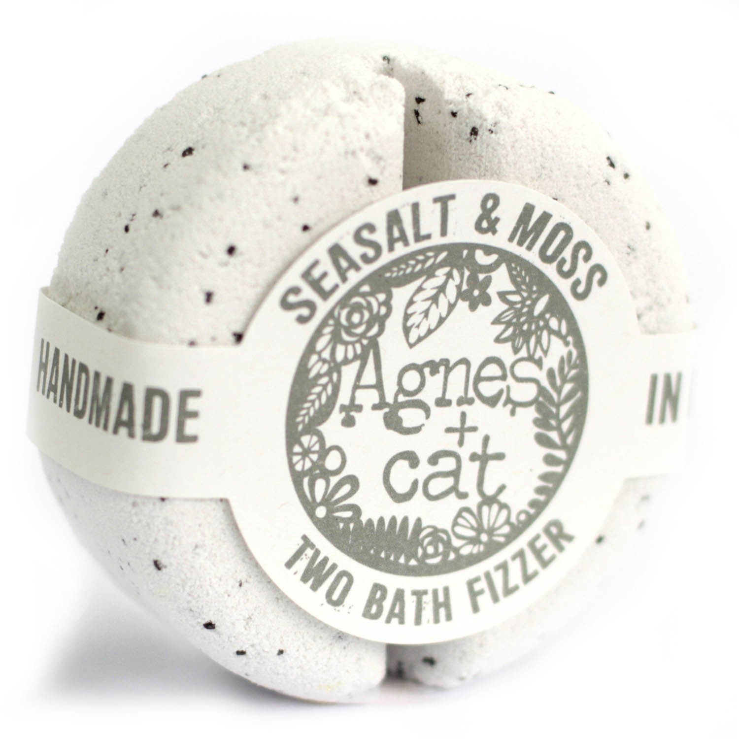 Agnes & Cat Two Bath Fizzer - Sea Salt & Moss3