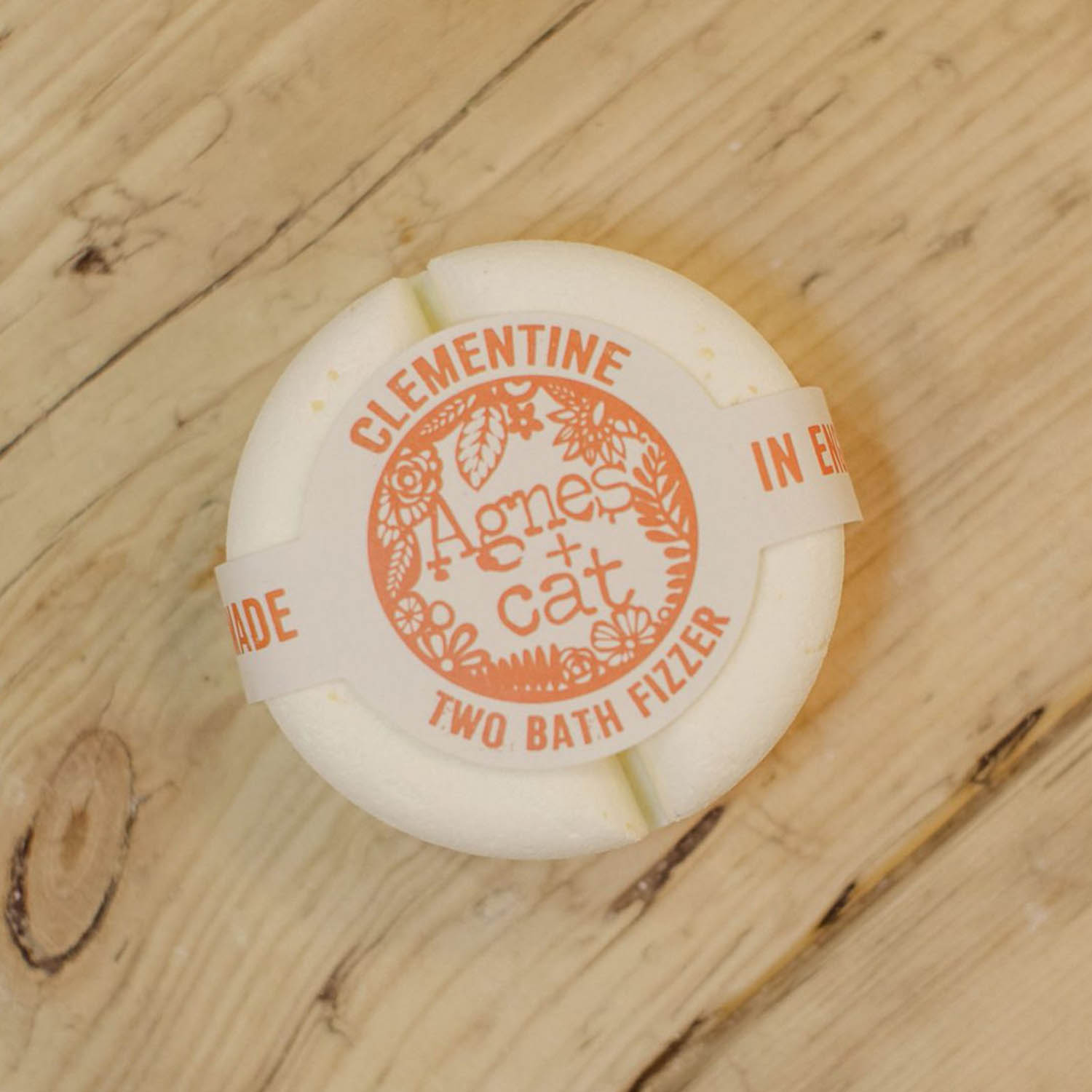 Agnes & Cat Two Bath Fizzer - Clementine2