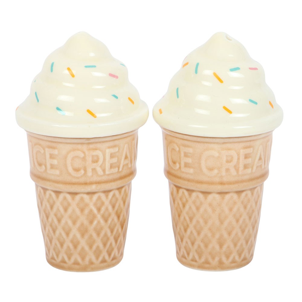 Ice Cream Cone Salt and Pepper Shakers1