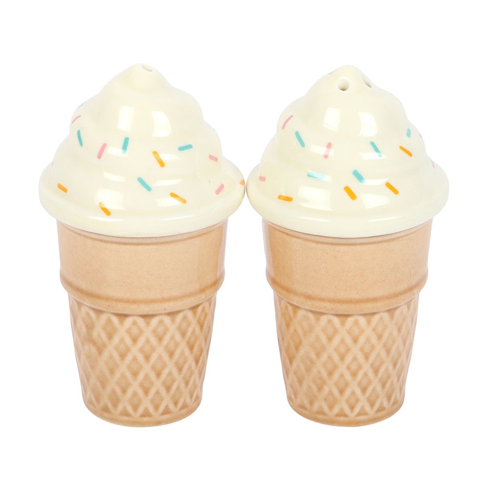 Ice Cream Cone Salt and Pepper Shakers2