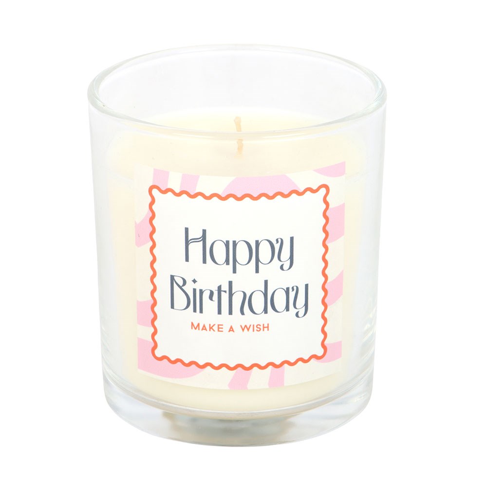 Happy Birthday Vanilla Cake Scented Candle1