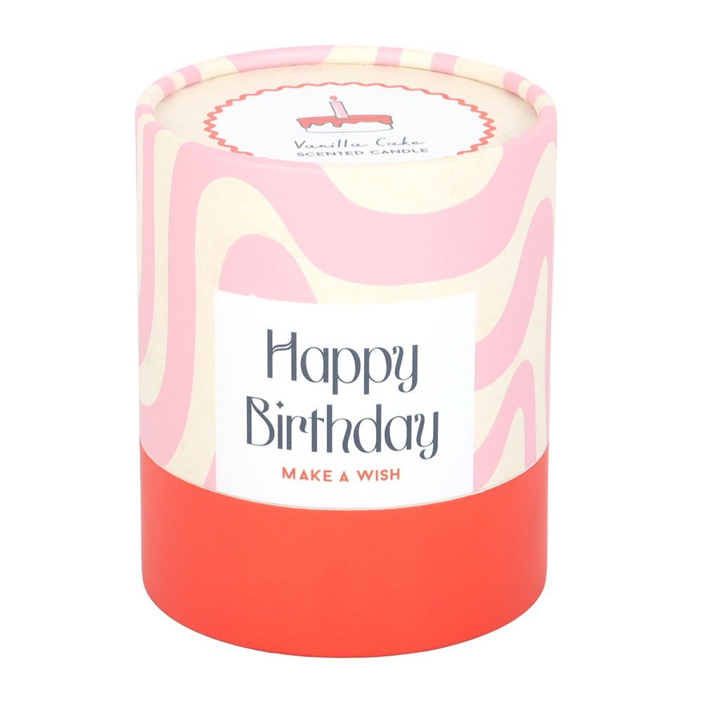 Happy Birthday Vanilla Cake Scented Candle2