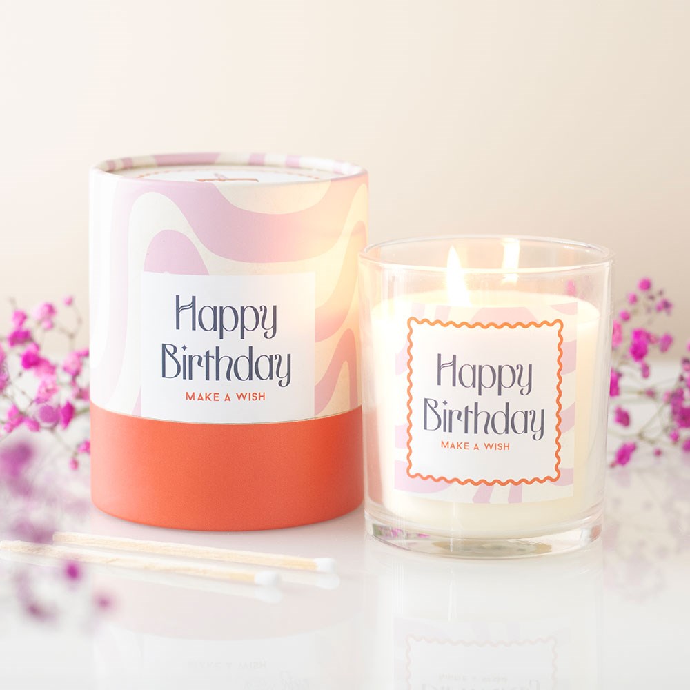 Happy Birthday Vanilla Cake Scented Candle3