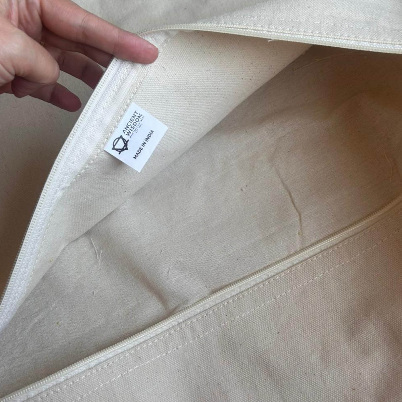 Marigold Yellow Loom Woven Cotton Cushion Cover - 45x45cm4