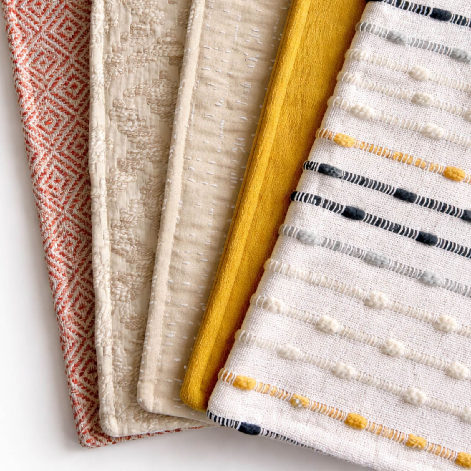 Hippie Knot Scandi-Boho Striped Cushion Cover - 45x45cm2