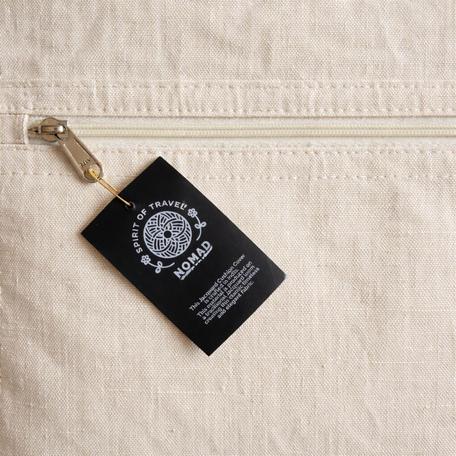 Hippie Knot Scandi-Boho Striped Cushion Cover - 45x45cm3