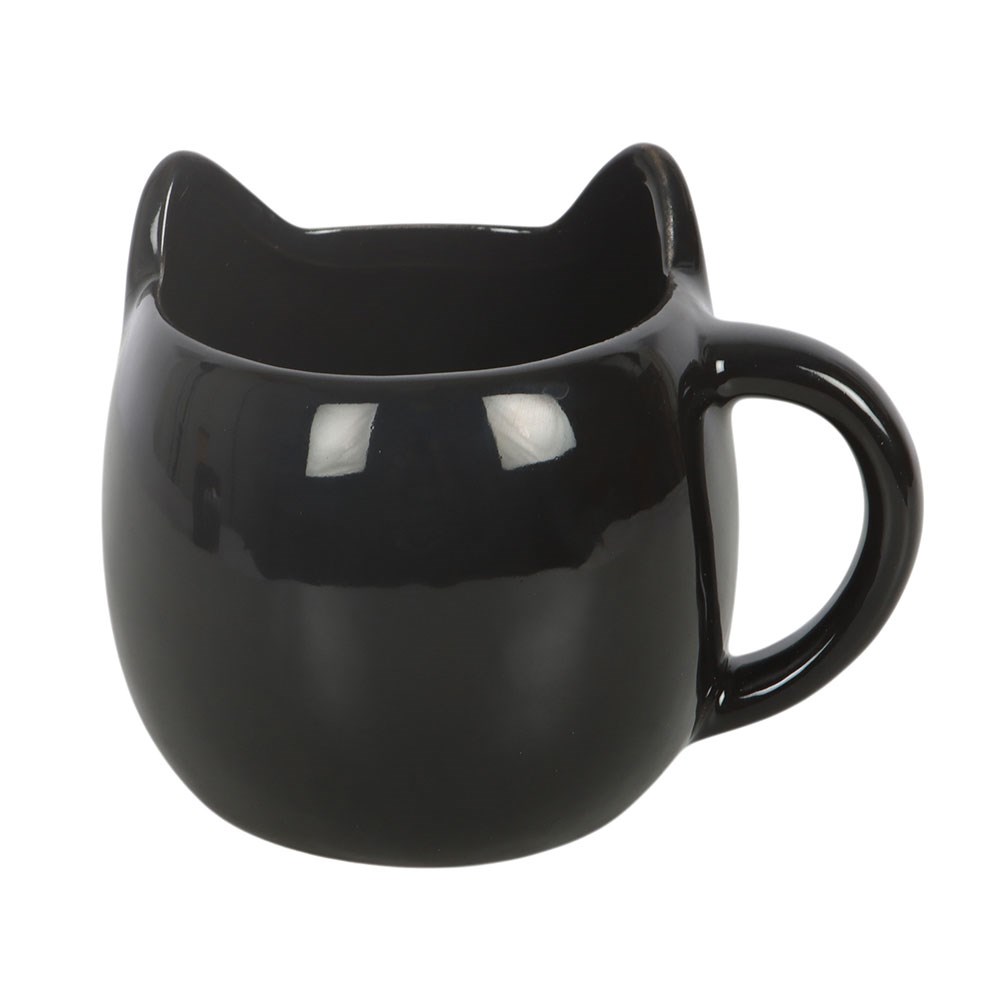 Magick Black Cat Face Mug (390ml)2