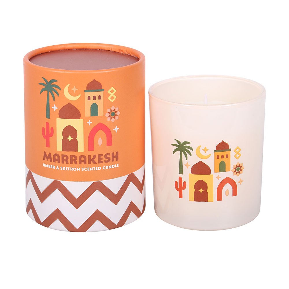 Marrakesh Amber & Saffron Scented Candle