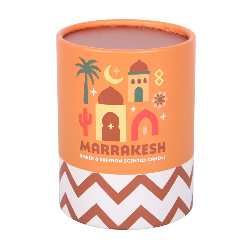 Marrakesh Amber & Saffron Scented Candle2