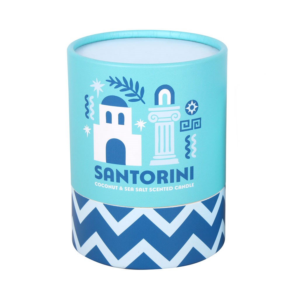 Santorini Coconut & Sea Salt Scented Candle2