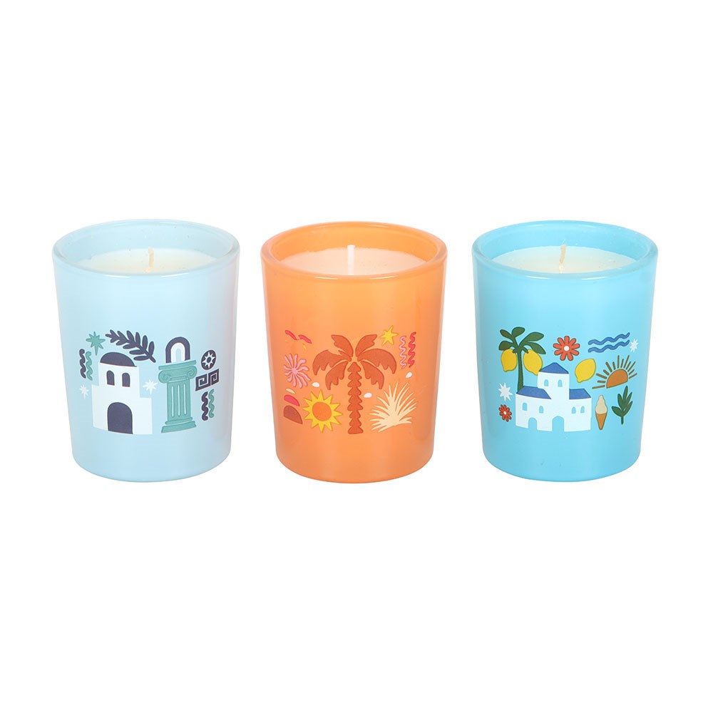 Scents of Europe: Mediterranean Scented Candle Trio Gift Set1