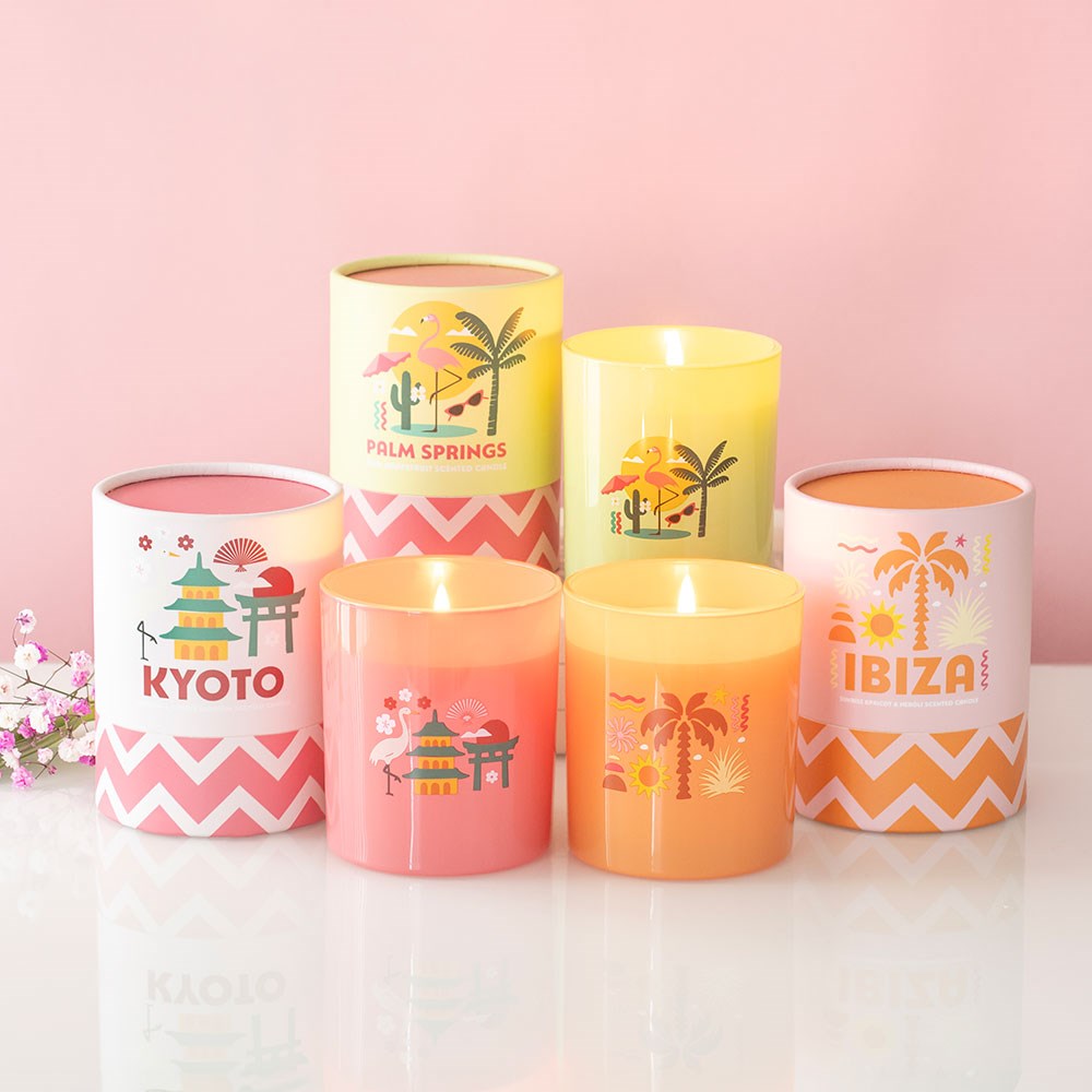 Palm Springs Pink Grapefruit Scented Candle4