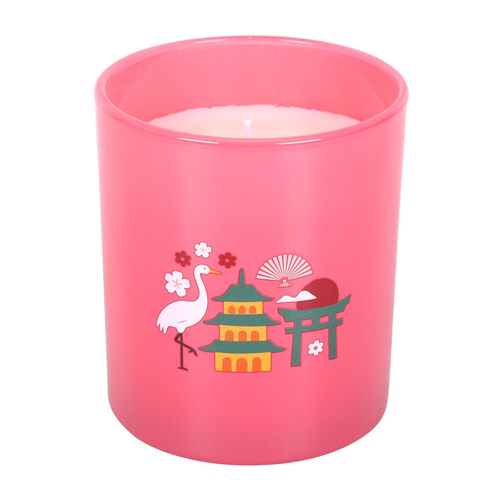 Kyoto Bamboo & Cherry Blossom Scented Candle1