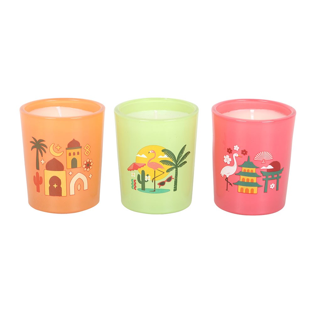 Scents Around the World: Scented Candle Trio Gift Set1