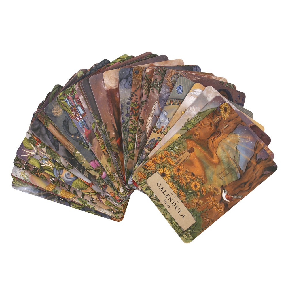 The Herbal Astrology Oracle: 55-Card Deck & Guidebook by Adriana Ayales1