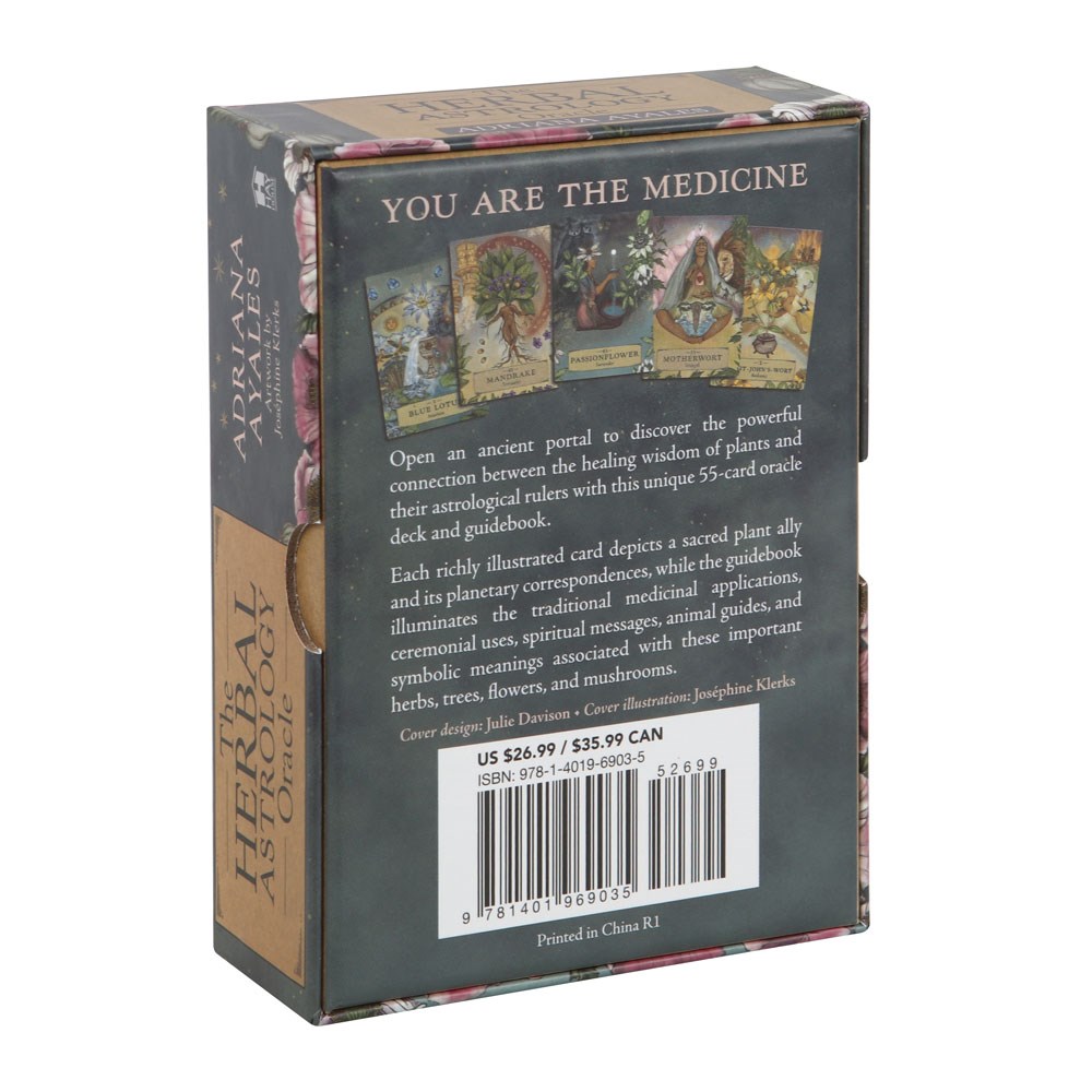 The Herbal Astrology Oracle: 55-Card Deck & Guidebook by Adriana Ayales3