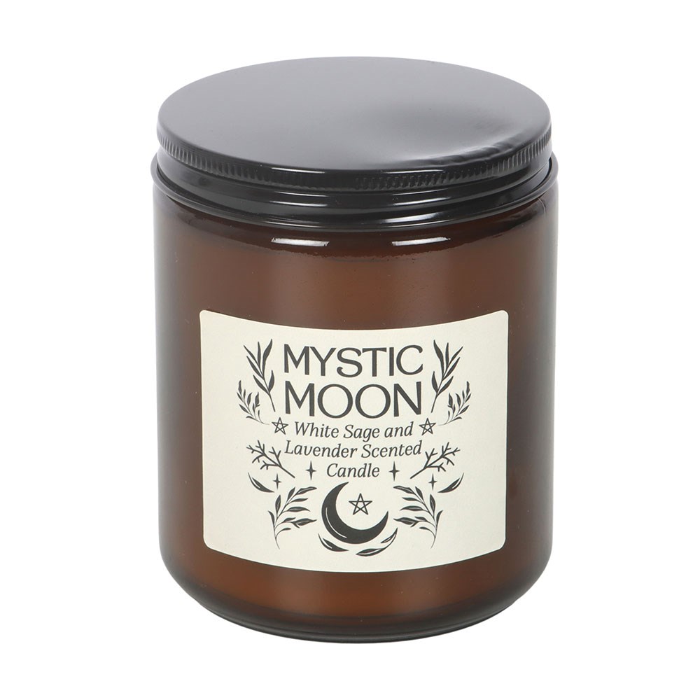 Mystic Moon White Sage & Lavender Scented Candle1