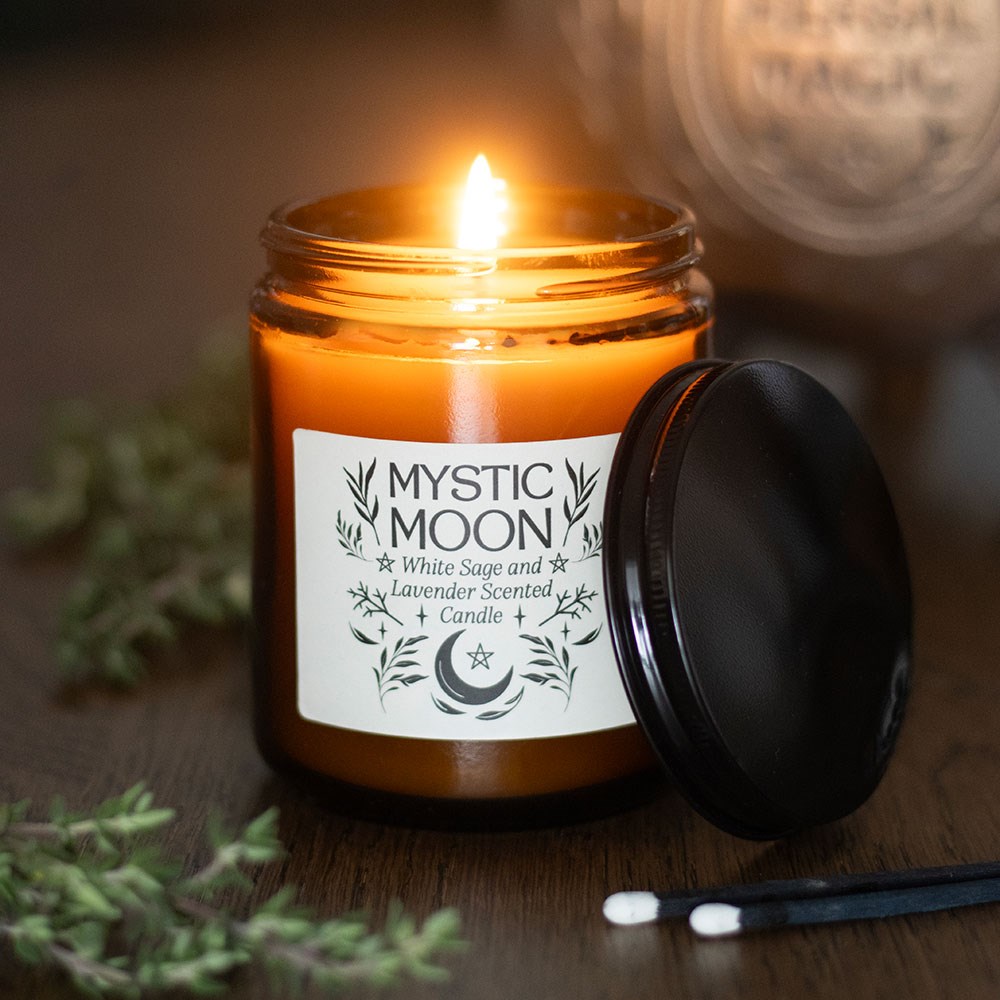 Mystic Moon White Sage & Lavender Scented Candle3