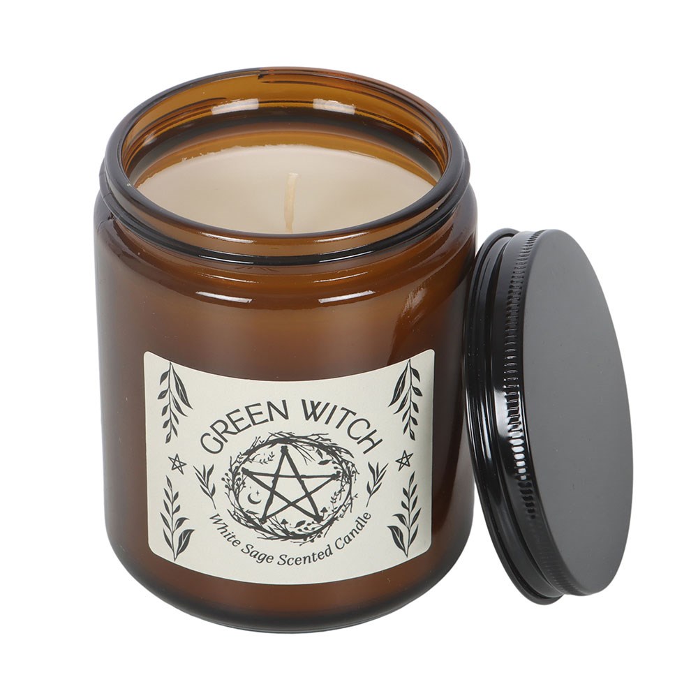 Green Witch White Sage Scented Candle
