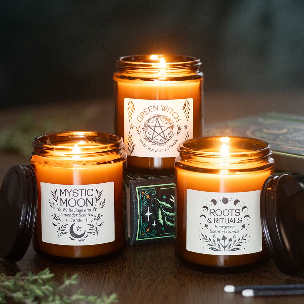Green Witch White Sage Scented Candle4