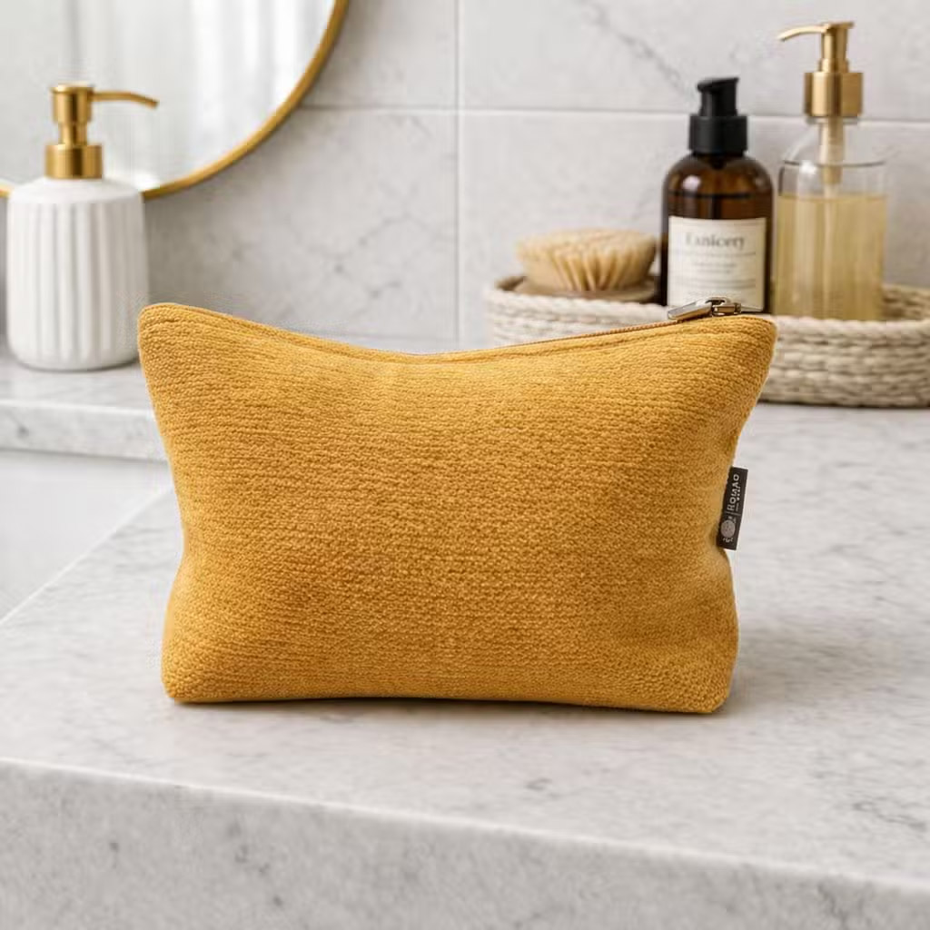 Nomad Sari Marigold Loom Jacquard Toiletry Bag2