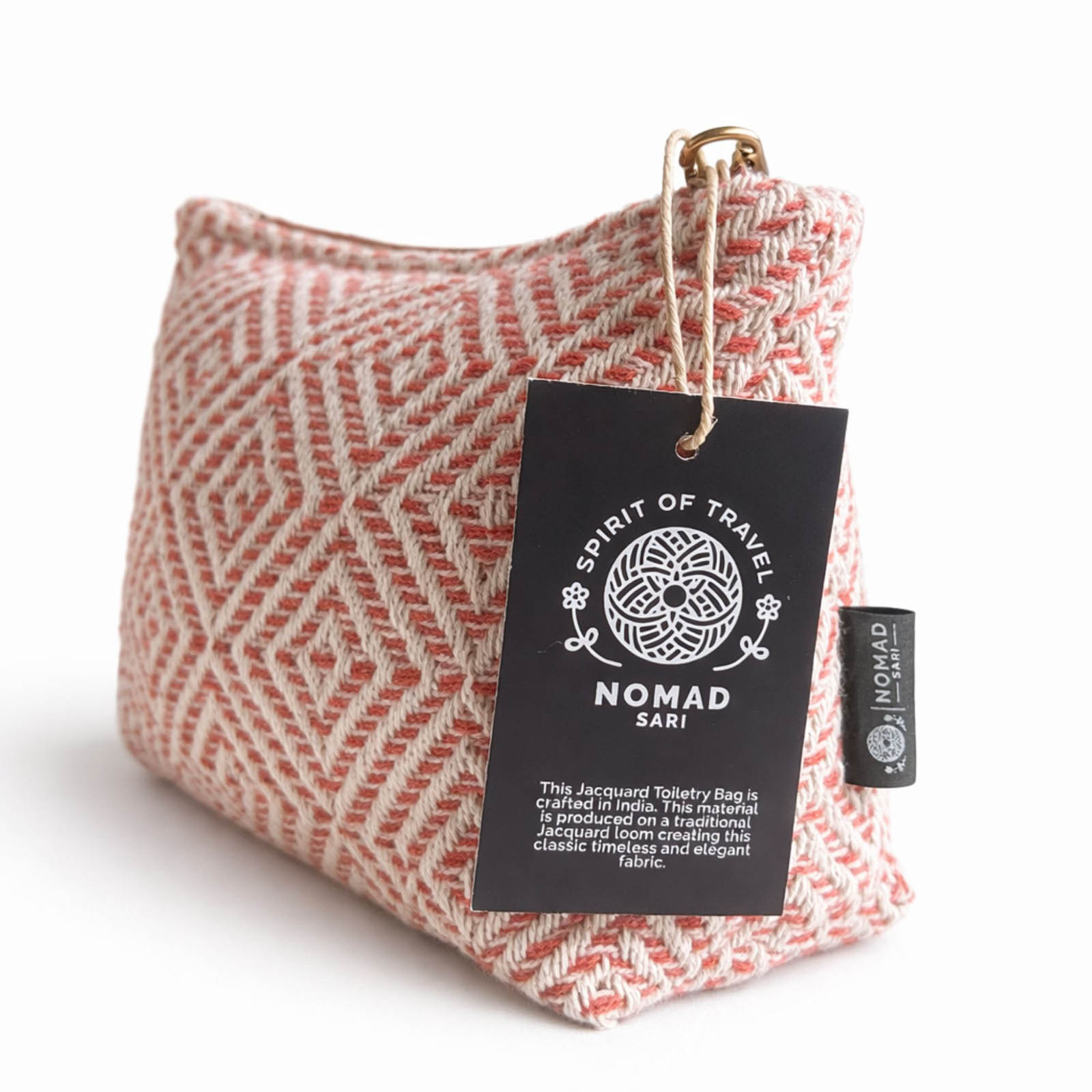 Nomad Sari Coral Maze Jacquard Toiletry Bag1