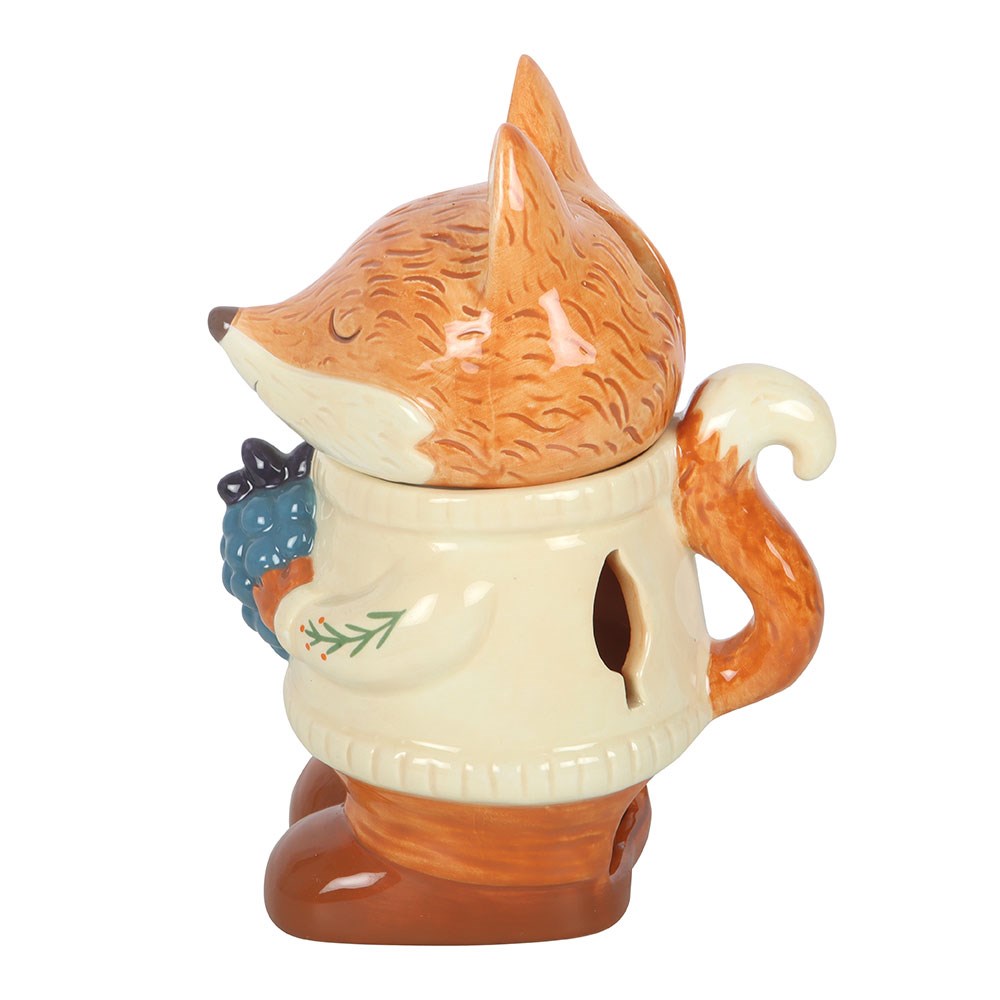 Flynn Fox Ceramic Oil Burner and Wax Warmer2
