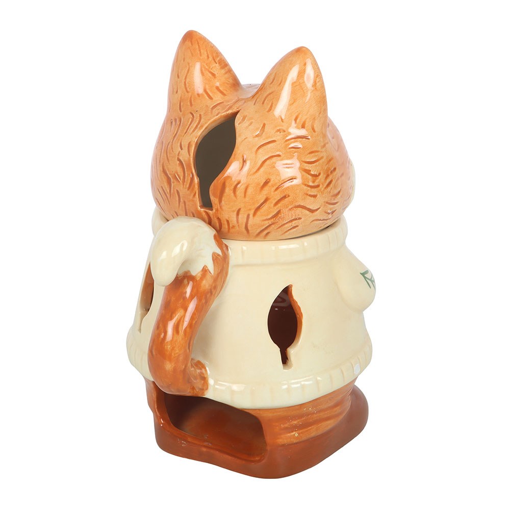 Flynn Fox Ceramic Oil Burner and Wax Warmer3