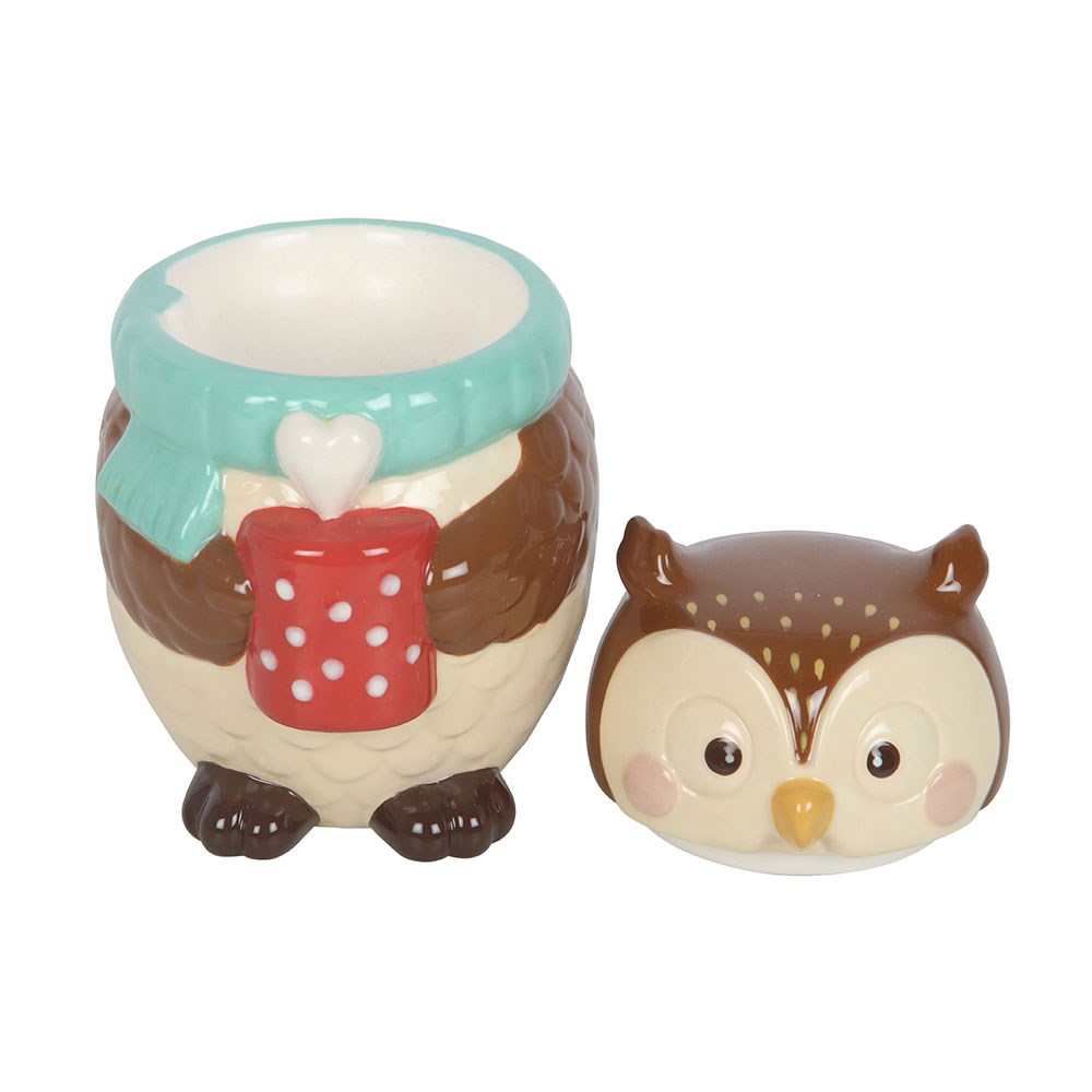 Oliver Owl Ceramic Oil Burner & Wax Warmer1