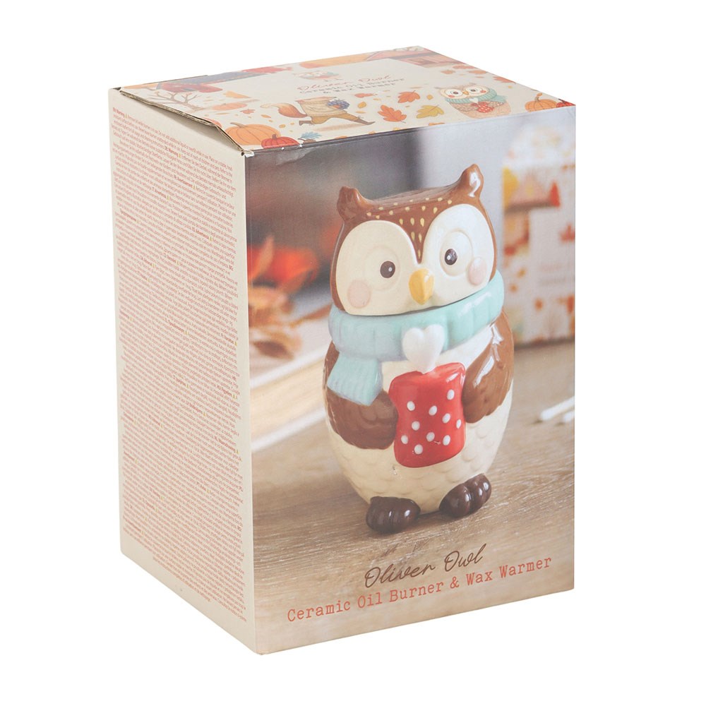 Oliver Owl Ceramic Oil Burner & Wax Warmer4