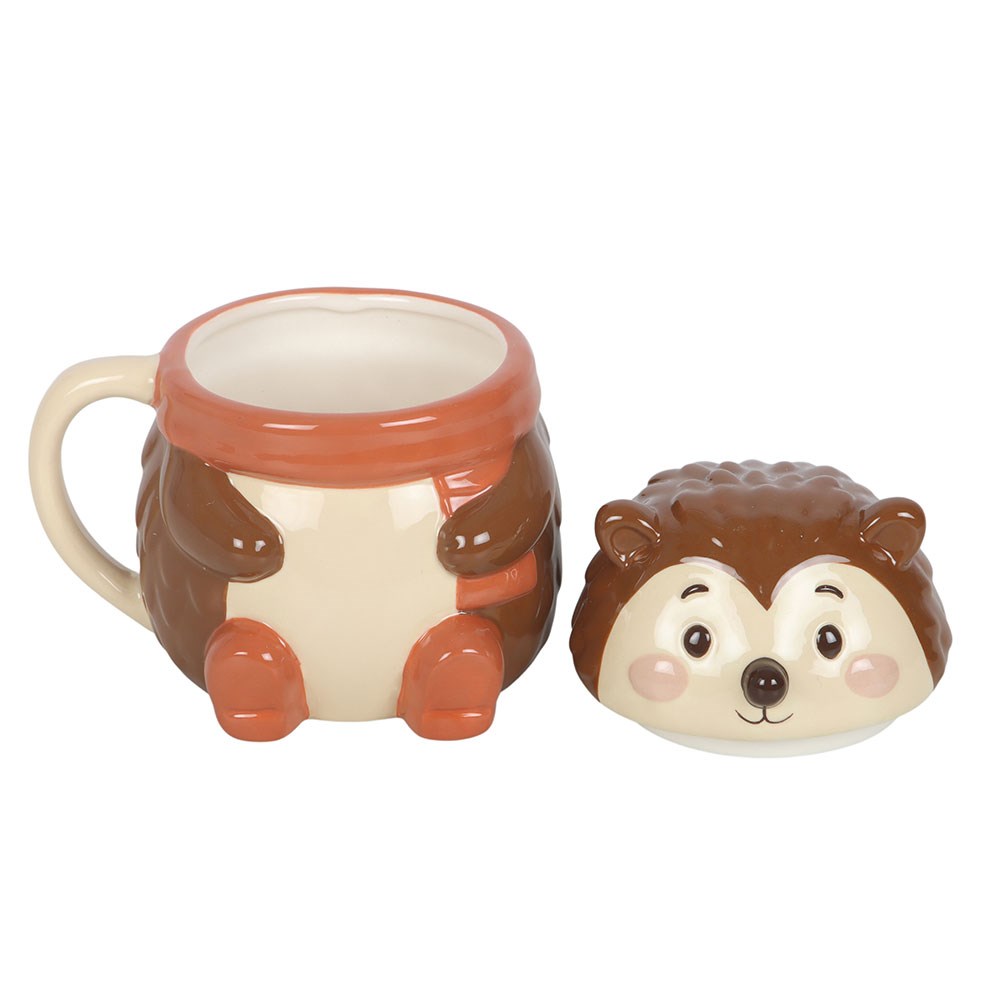 Hazel Hedgehog Lidded Ceramic Mug (320ml)1