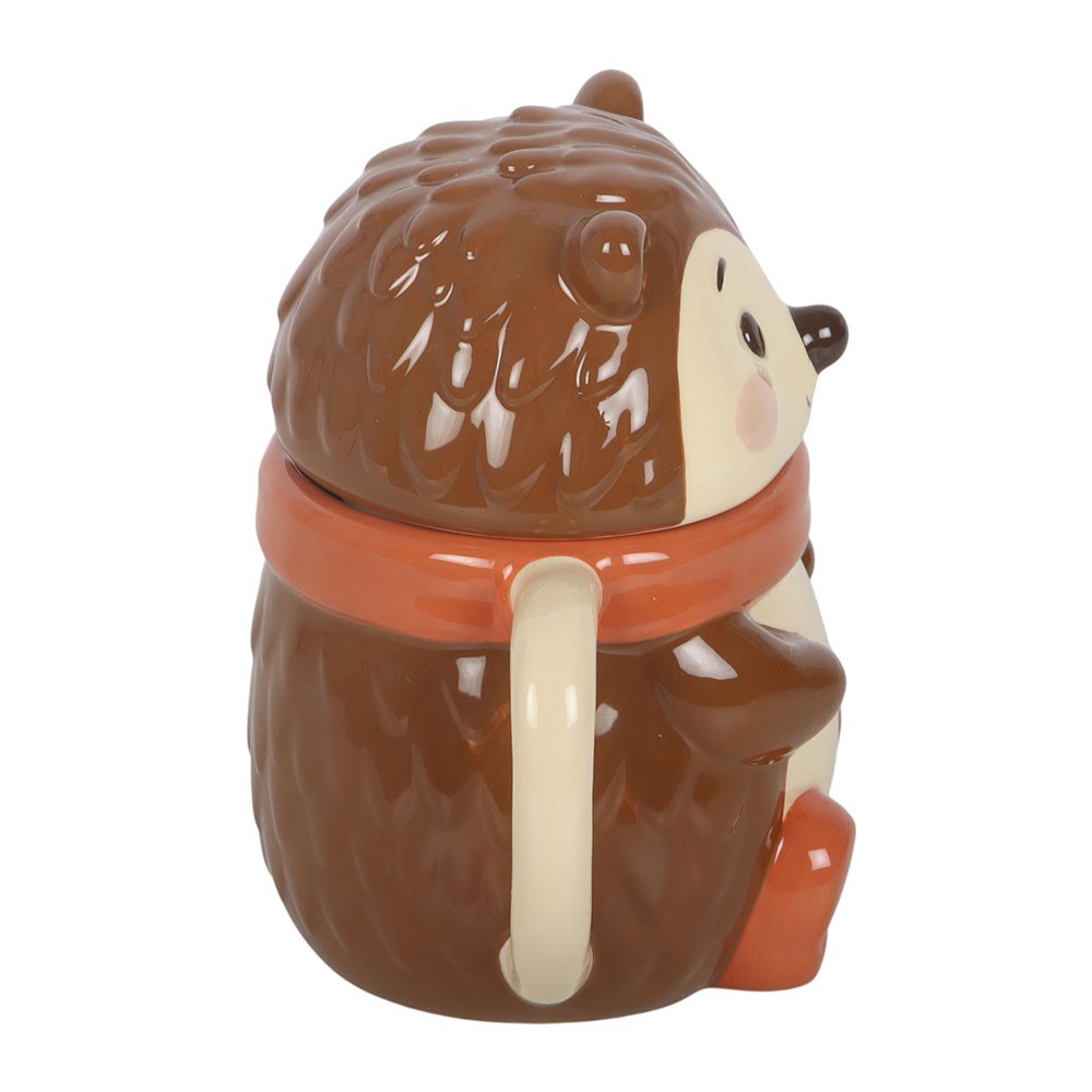 Hazel Hedgehog Lidded Ceramic Mug (320ml)2