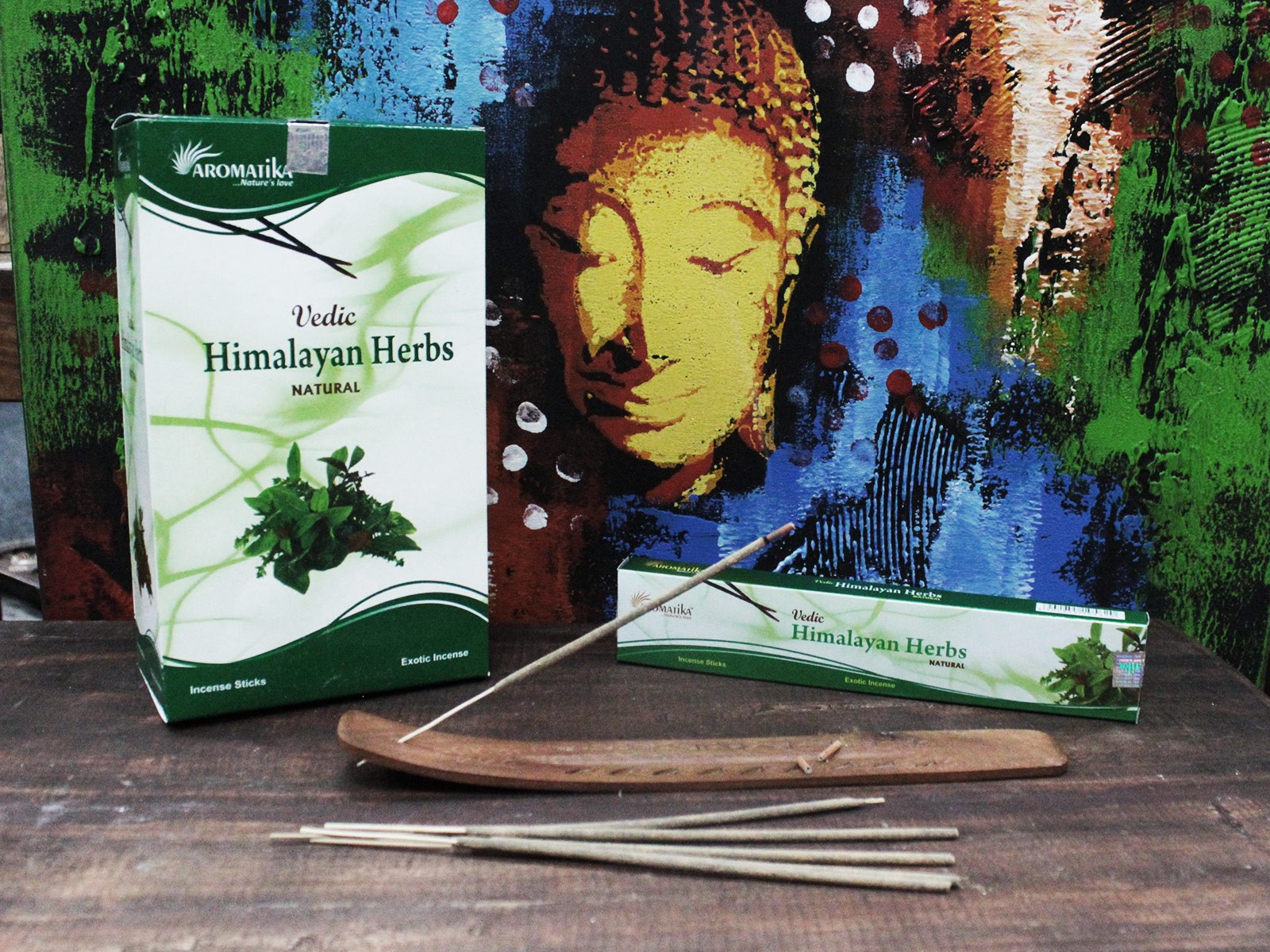 Aromatika Vedic Himalayan Herbs Incense Sticks (15g)2