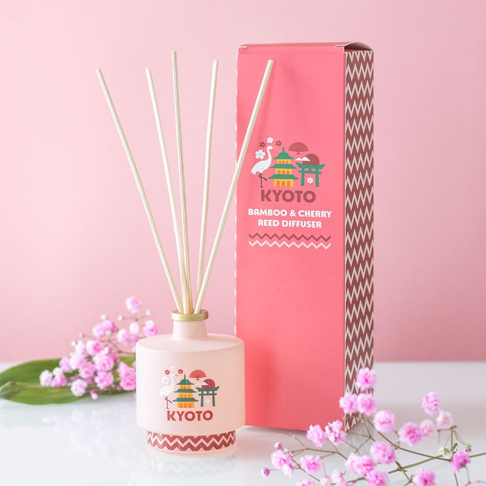 Kyoto Bamboo & Cherry Blossom Reed Diffuser - 100ml