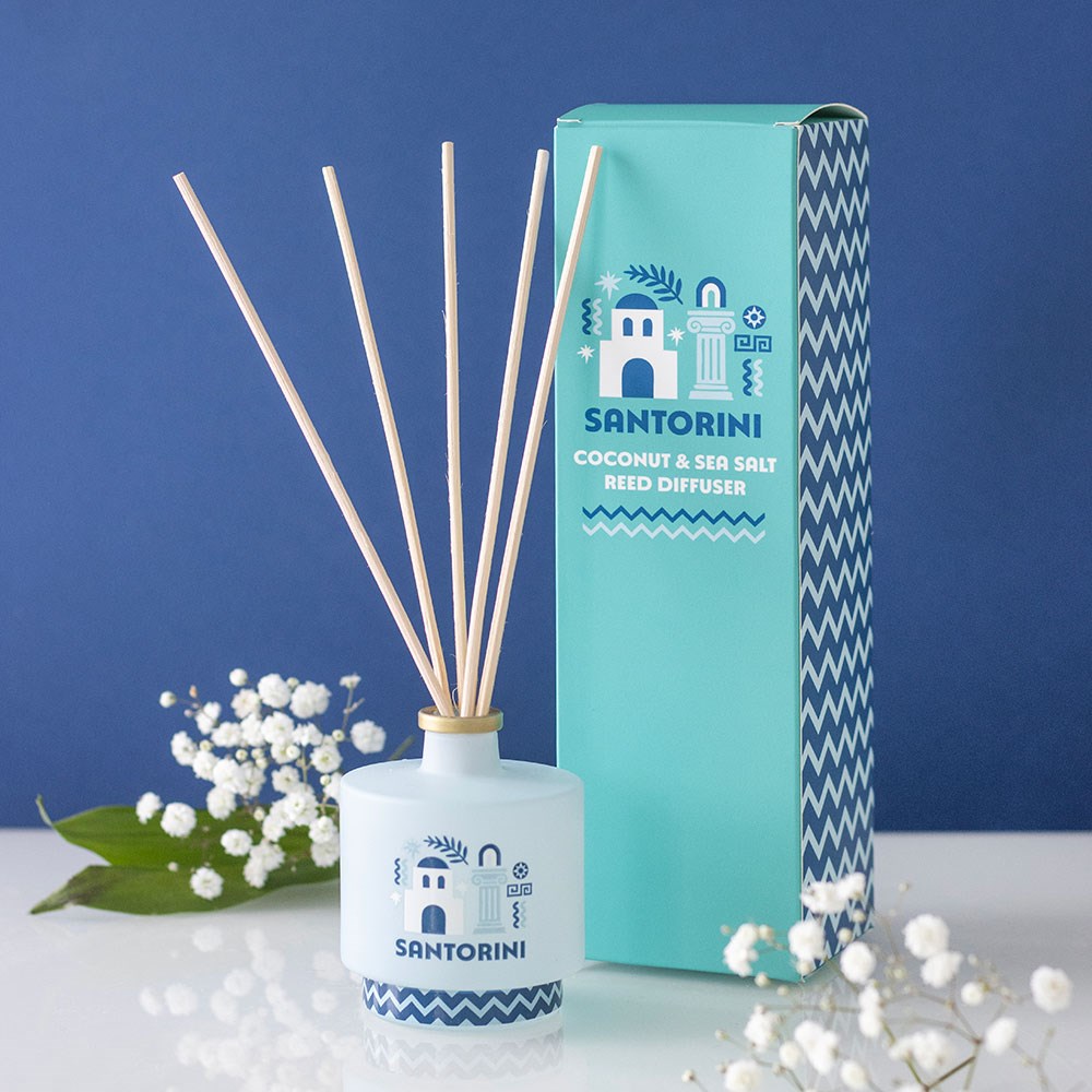 Santorini Coconut & Sea Salt Reed Diffuser - 100ml
