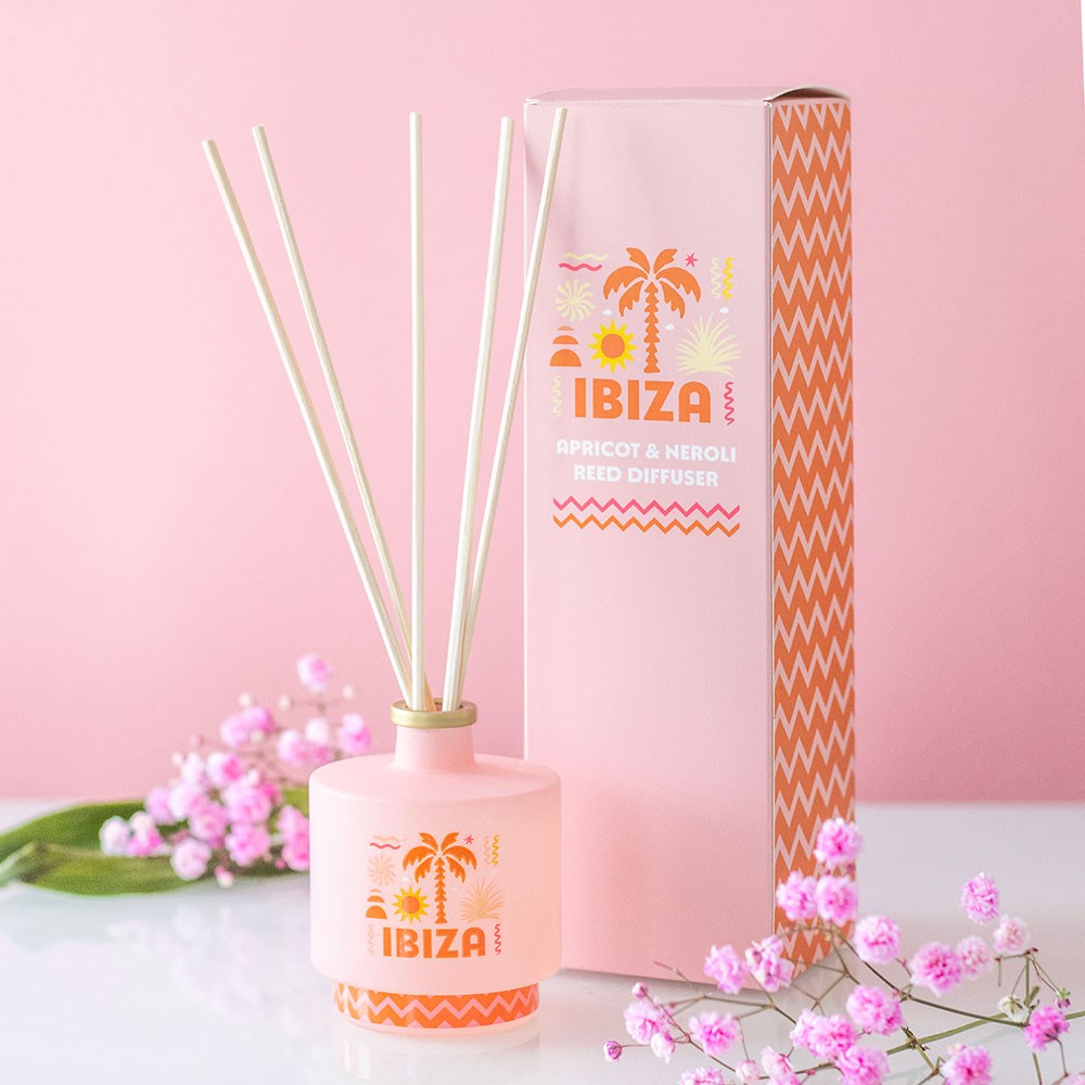 Ibiza Sunrise Apricot & Neroli Reed Diffuser - 100ml