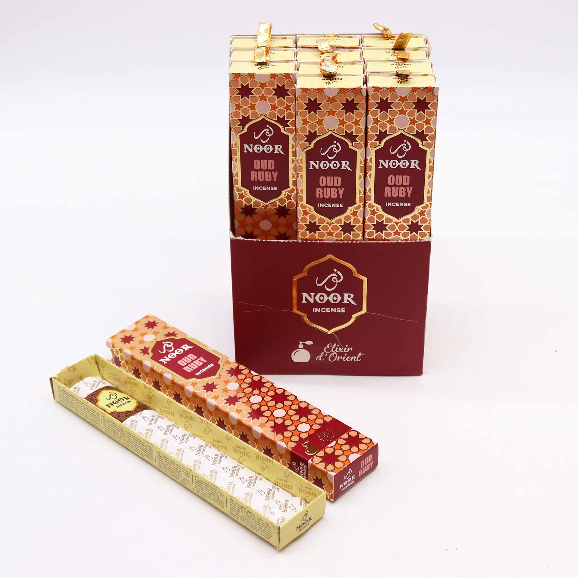 Noor Oud Ruby Premium Incense Sticks (15g)