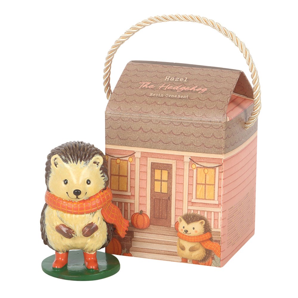 Hazel The Hedgehog Resin Ornament