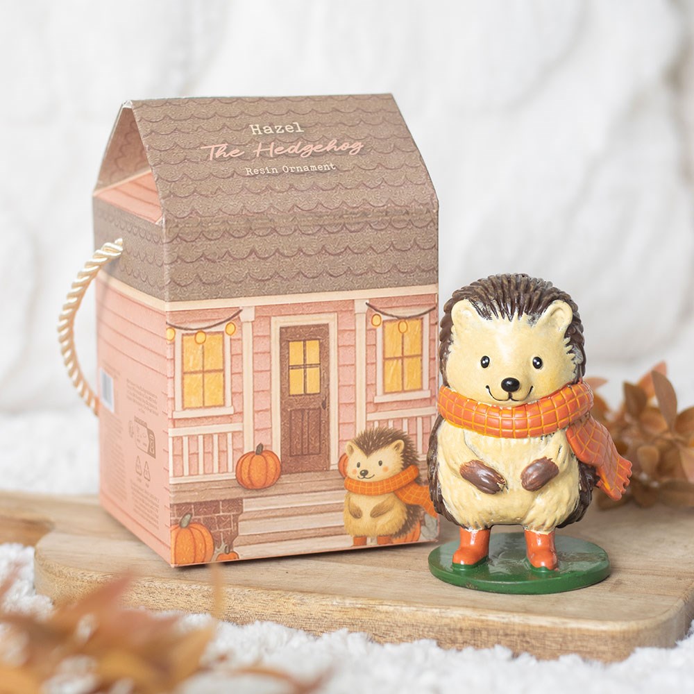 Hazel The Hedgehog Resin Ornament4
